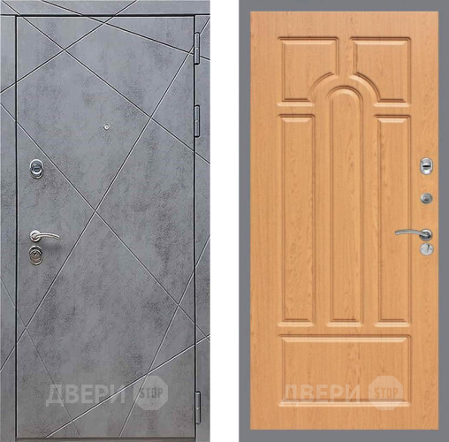Входная металлическая Дверь Рекс (REX) 13 Бетон Темный FL-58 Дуб в Краснознаменске