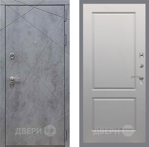 Входная металлическая Дверь Рекс (REX) 13 Бетон Темный FL-117 Грей софт в Краснознаменске