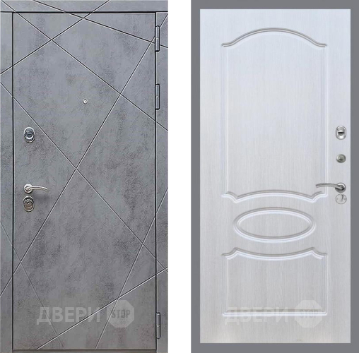 Дверь Рекс (REX) 13 Бетон Темный FL-128 Лиственница беж в Краснознаменске