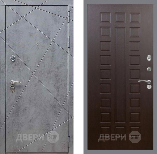 Дверь Рекс (REX) 13 Бетон Темный FL-183 Венге в Краснознаменске
