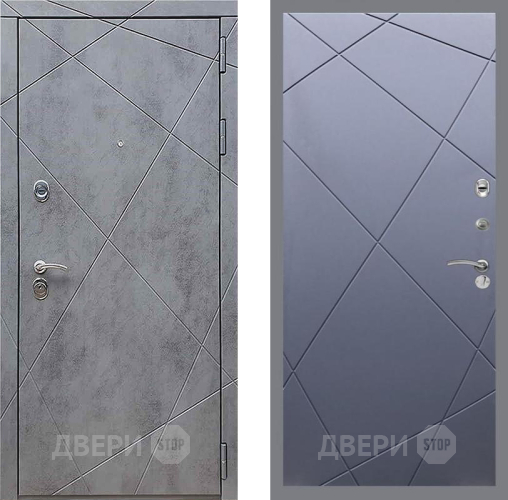 Дверь Рекс (REX) 13 Бетон Темный FL-291 Силк титан в Краснознаменске