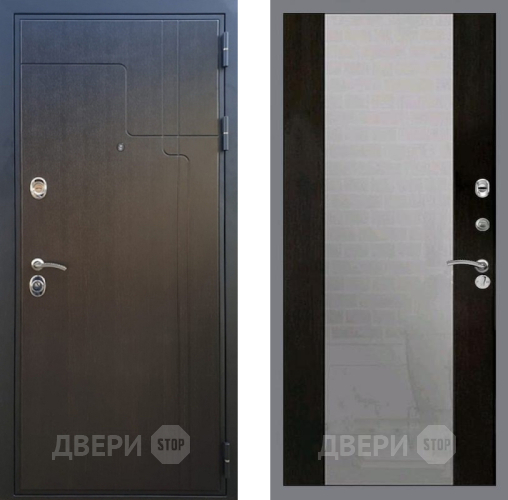 Дверь Рекс (REX) Премиум-246 СБ-16 Зеркало Венге в Краснознаменске