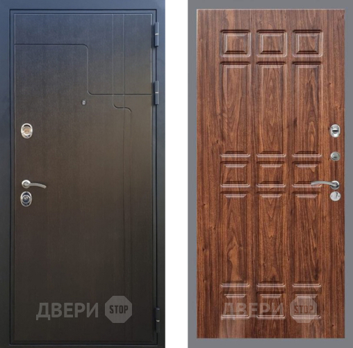 Дверь Рекс (REX) Премиум-246 FL-33 орех тисненый в Краснознаменске