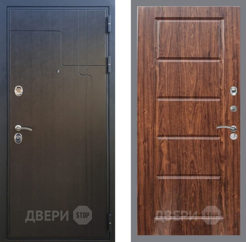 Дверь Рекс (REX) Премиум-246 FL-39 орех тисненый в Краснознаменске