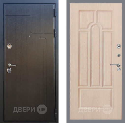 Входная металлическая Дверь Рекс (REX) Премиум-246 FL-58 Беленый дуб в Краснознаменске