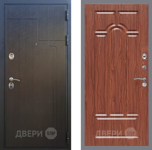 Дверь Рекс (REX) Премиум-246 FL-58 орех тисненый в Краснознаменске