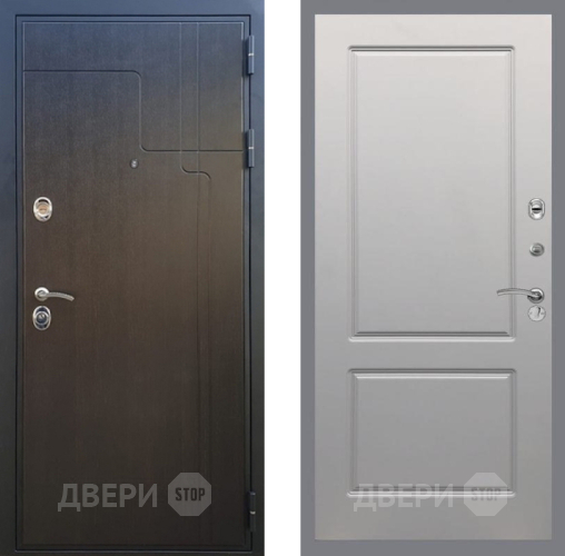 Входная металлическая Дверь Рекс (REX) Премиум-246 FL-117 Грей софт в Краснознаменске