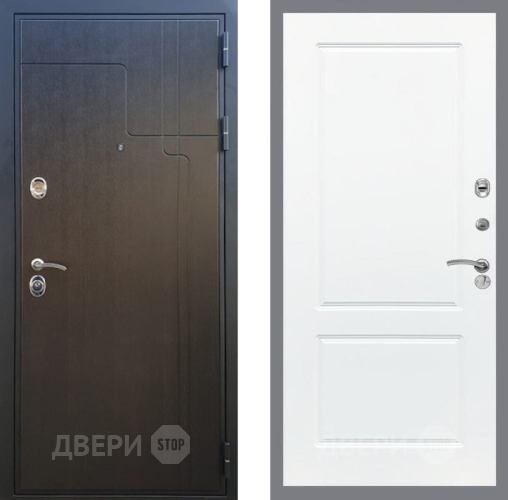 Входная металлическая Дверь Рекс (REX) Премиум-246 FL-117 Силк Сноу в Краснознаменске