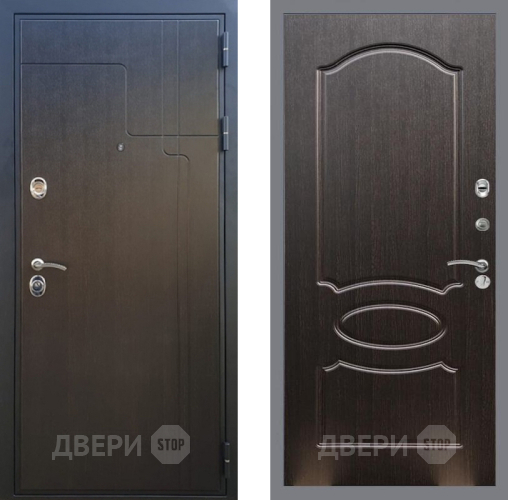 Входная металлическая Дверь Рекс (REX) Премиум-246 FL-128 Венге светлый в Краснознаменске