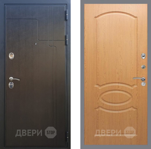 Входная металлическая Дверь Рекс (REX) Премиум-246 FL-128 Дуб в Краснознаменске