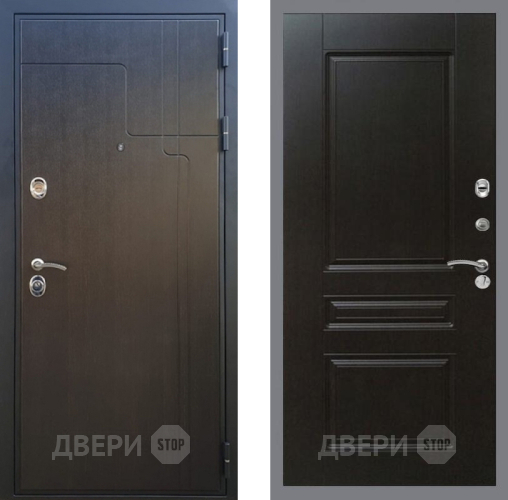 Входная металлическая Дверь Рекс (REX) Премиум-246 FL-243 Венге в Краснознаменске