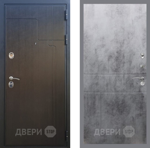Входная металлическая Дверь Рекс (REX) Премиум-246 FL-290 Бетон темный в Краснознаменске