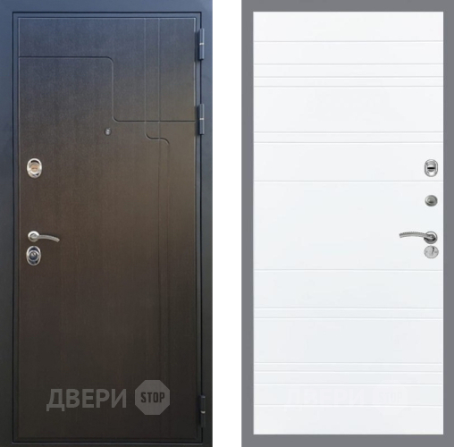 Дверь Рекс (REX) Премиум-246 Line Силк Сноу в Краснознаменске