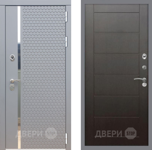 Входная металлическая Дверь Рекс (REX) 24 Сити Венге в Краснознаменске