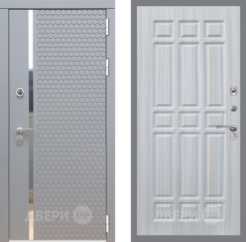 Входная металлическая Дверь Рекс (REX) 24 FL-33 Сандал белый в Краснознаменске