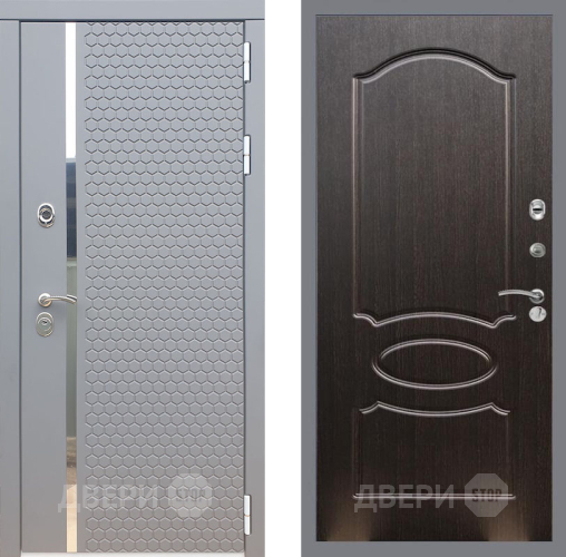 Входная металлическая Дверь Рекс (REX) 24 FL-128 Венге светлый в Краснознаменске