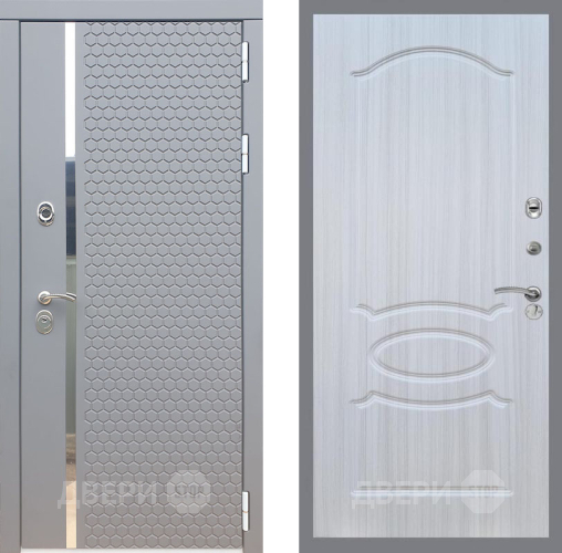 Входная металлическая Дверь Рекс (REX) 24 FL-128 Сандал белый в Краснознаменске