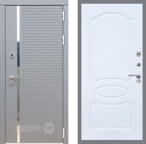 Входная металлическая Дверь Рекс (REX) 24 FL-128 Силк Сноу в Краснознаменске