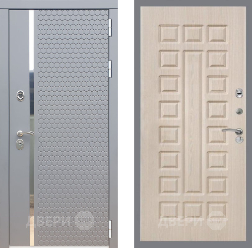 Входная металлическая Дверь Рекс (REX) 24 FL-183 Беленый дуб в Краснознаменске