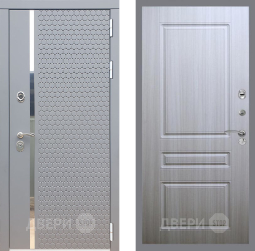 Входная металлическая Дверь Рекс (REX) 24 FL-243 Сандал белый в Краснознаменске
