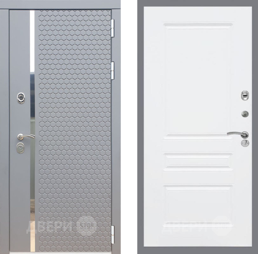 Входная металлическая Дверь Рекс (REX) 24 FL-243 Силк Сноу в Краснознаменске