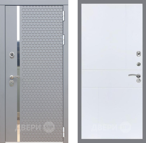 Входная металлическая Дверь Рекс (REX) 24 FL-290 Силк Сноу в Краснознаменске