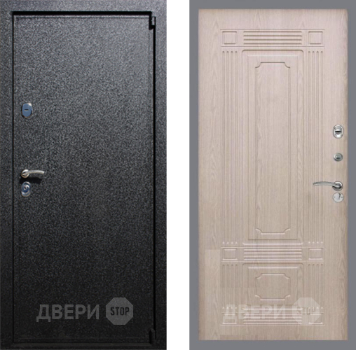 Входная металлическая Дверь Рекс (REX) 3 FL-2 Беленый дуб в Краснознаменске
