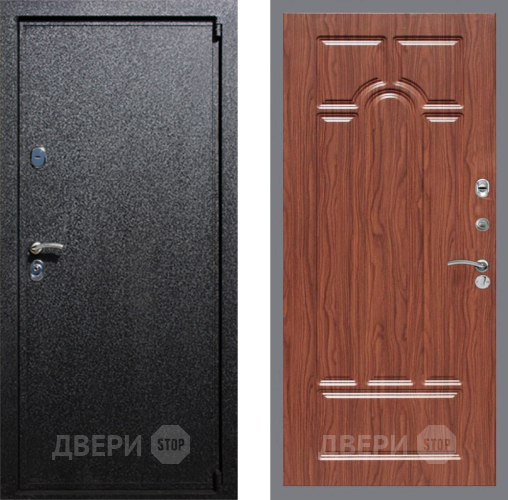Входная металлическая Дверь Рекс (REX) 3 FL-58 орех тисненый в Краснознаменске