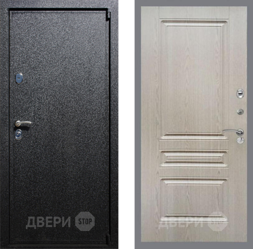 Входная металлическая Дверь Рекс (REX) 3 FL-243 Беленый дуб в Краснознаменске