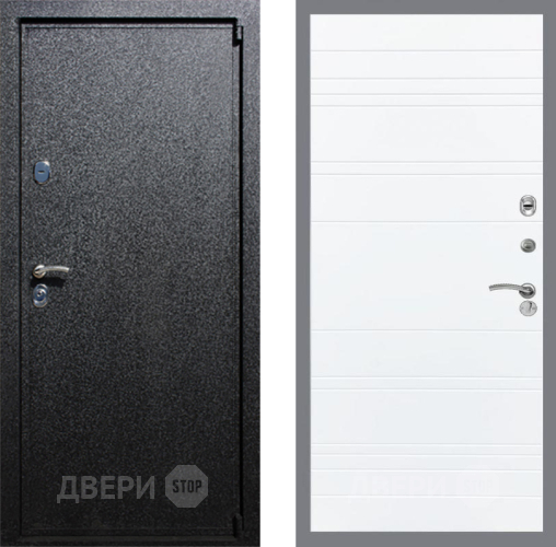 Входная металлическая Дверь Рекс (REX) 3 Line Силк Сноу в Краснознаменске