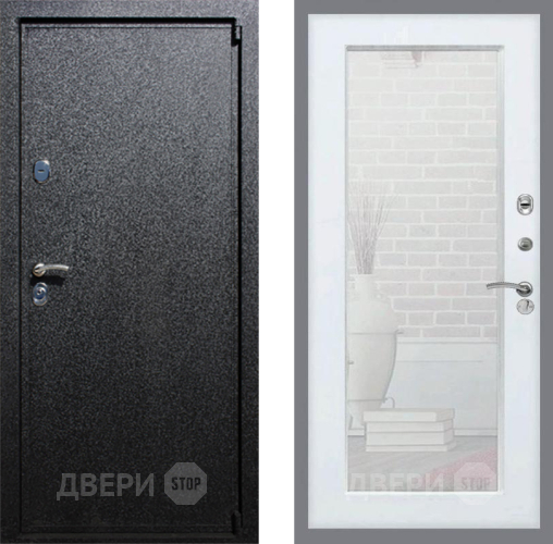 Дверь Рекс (REX) 3 Зеркало Пастораль Белый ясень в Краснознаменске