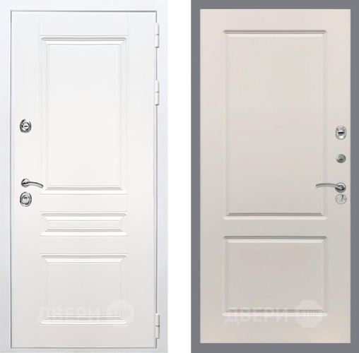 Входная металлическая Дверь Рекс (REX) Премиум-н Силк Сноу FL-117 Шампань в Краснознаменске