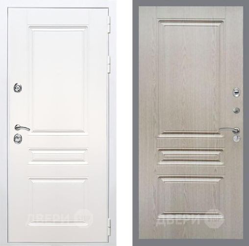 Дверь Рекс (REX) Премиум-н Силк Сноу FL-243 Беленый дуб в Краснознаменске