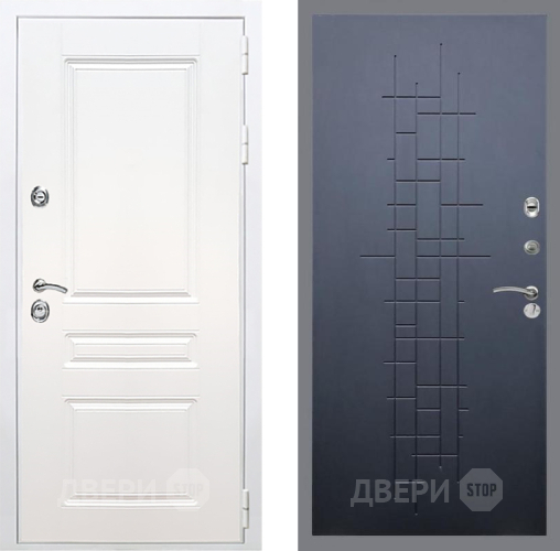 Дверь Рекс (REX) Премиум-н Силк Сноу FL-289 Ясень черный в Краснознаменске