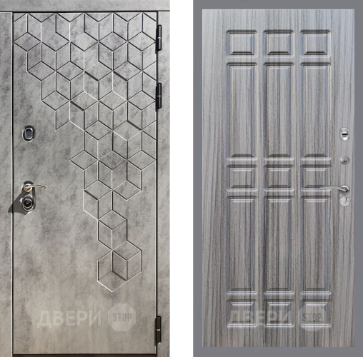 Входная металлическая Дверь Рекс (REX) 23 FL-33 Сандал грей в Краснознаменске