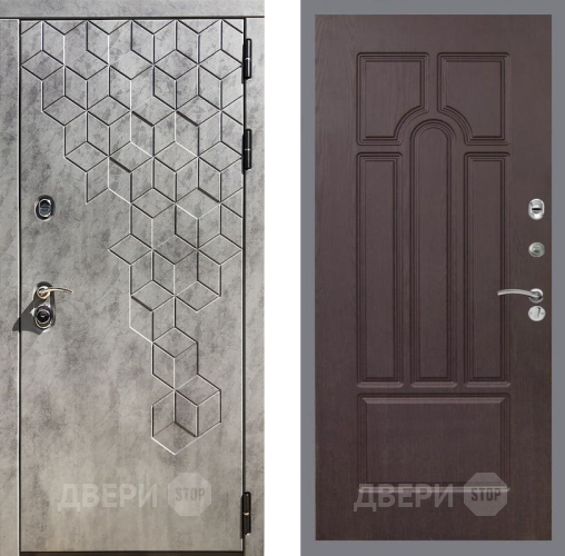 Входная металлическая Дверь Рекс (REX) 23 FL-58 Венге в Краснознаменске