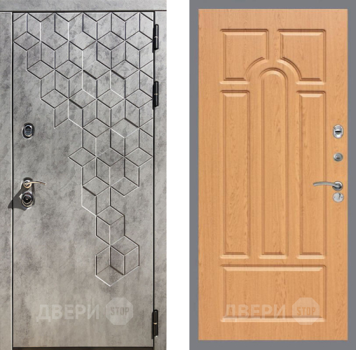 Входная металлическая Дверь Рекс (REX) 23 FL-58 Дуб в Краснознаменске