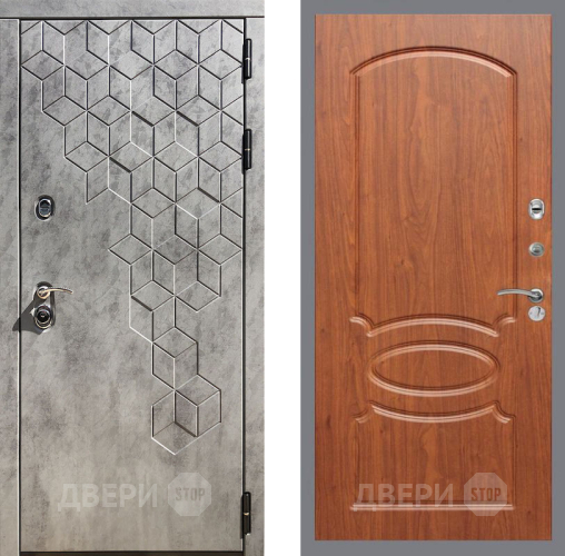 Входная металлическая Дверь Рекс (REX) 23 FL-128 Морёная берёза в Краснознаменске