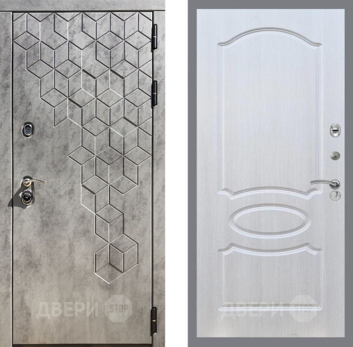 Входная металлическая Дверь Рекс (REX) 23 FL-128 Лиственница беж в Краснознаменске
