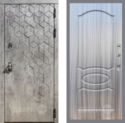 Входная металлическая Дверь Рекс (REX) 23 FL-128 Сандал грей в Краснознаменске