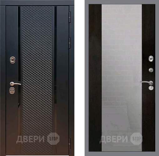 Входная металлическая Дверь Рекс (REX) 25 СБ-16 Зеркало Венге в Краснознаменске