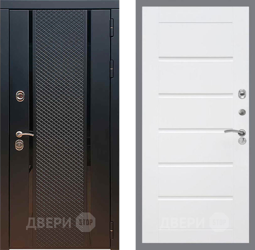 Входная металлическая Дверь Рекс (REX) 25 Сити Белый ясень в Краснознаменске