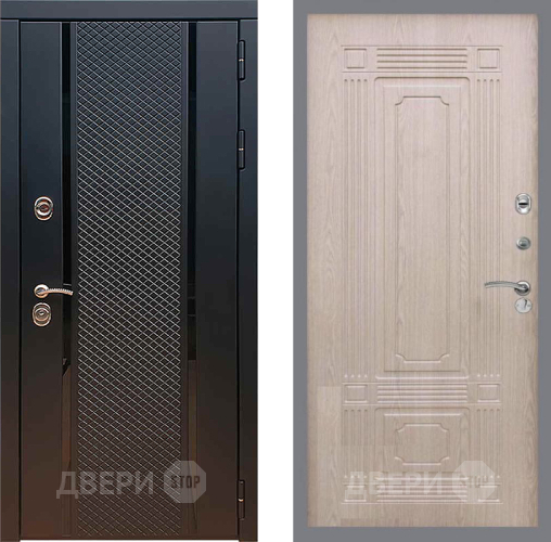 Входная металлическая Дверь Рекс (REX) 25 FL-2 Беленый дуб в Краснознаменске