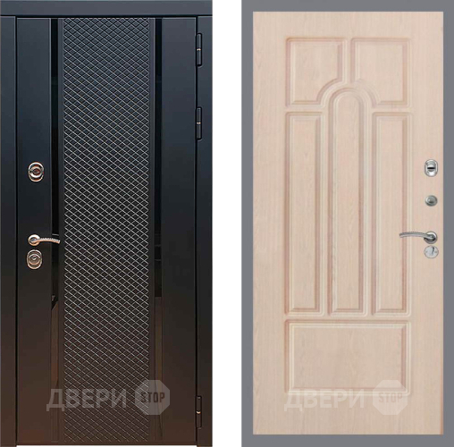 Входная металлическая Дверь Рекс (REX) 25 FL-58 Беленый дуб в Краснознаменске