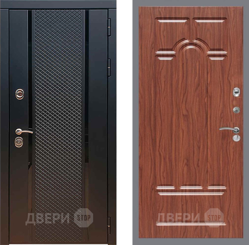 Дверь Рекс (REX) 25 FL-58 орех тисненый в Краснознаменске