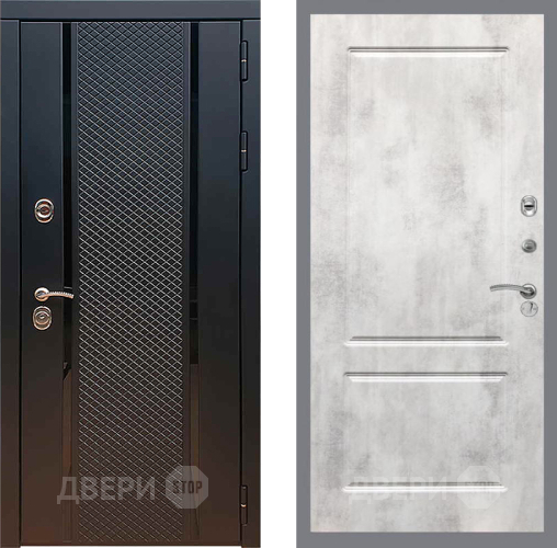 Входная металлическая Дверь Рекс (REX) 25 FL-117 Бетон светлый в Краснознаменске