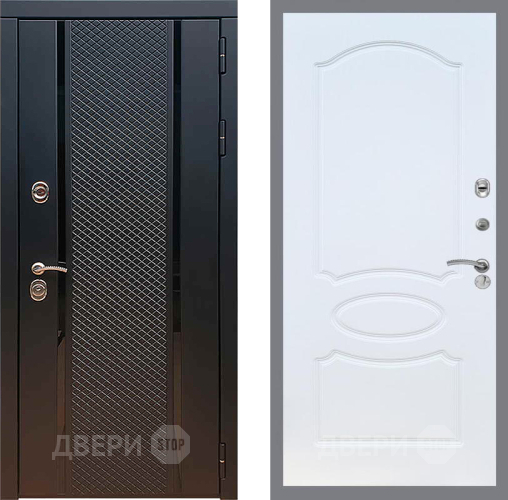 Входная металлическая Дверь Рекс (REX) 25 FL-128 Белый ясень в Краснознаменске