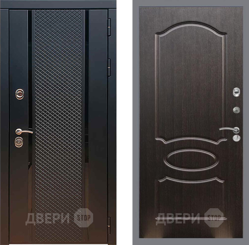 Входная металлическая Дверь Рекс (REX) 25 FL-128 Венге светлый в Краснознаменске