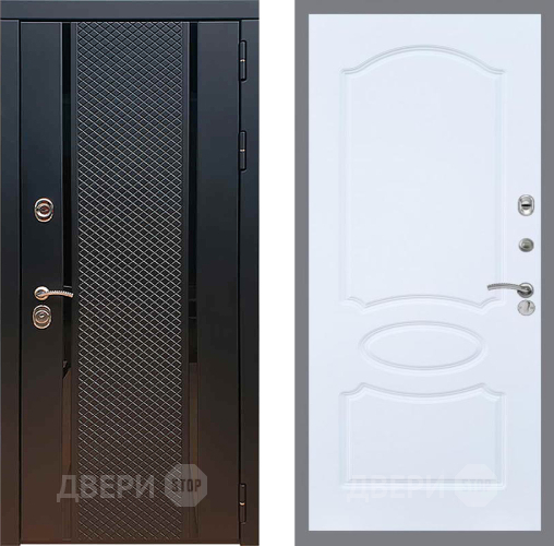 Входная металлическая Дверь Рекс (REX) 25 FL-128 Силк Сноу в Краснознаменске