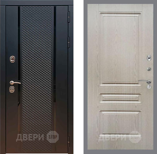Входная металлическая Дверь Рекс (REX) 25 FL-243 Беленый дуб в Краснознаменске